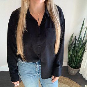 Oversized Button-Down Shirt